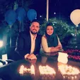 آقای مجری و همسرش در شب تولد ۴۳ سالگی‌اش +عکس