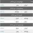 برنامه بازی‌های ایران در جام ملت‌های ۲۰۱۹ آسیا +جدول