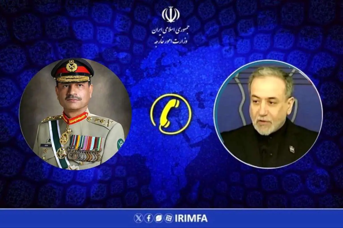 عراقچی به فرمانده ارتش پاکستان: ایران قاطعانه مقابل هرگونه ماجراجویی آمریکا میایستد عراقچی به فرمانده ارتش پاکستان: ایران قاطعانه مقابل هرگونه ماجراجویی آمریکا میایستد