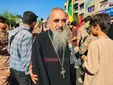 ببینید| حضور نماینده اسقف اعظم ارامنه در رزمایش جان‌فدایان